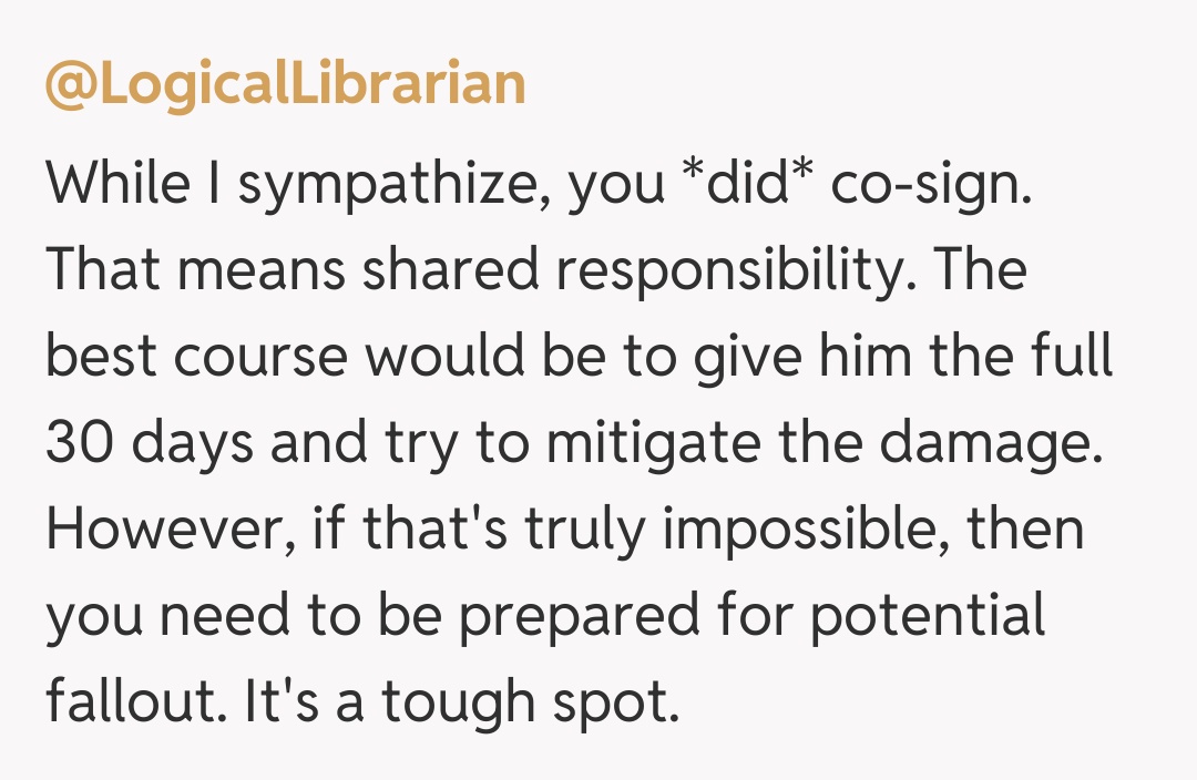 Comentariu de la @LogicalLibrarian