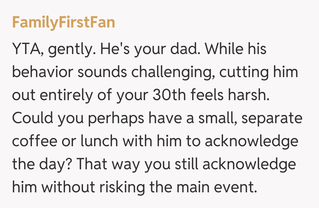 Comentariu de la FamilyFirstFan