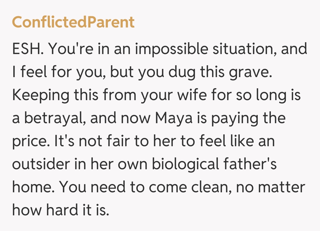 Comentariu de la ConflictedParent