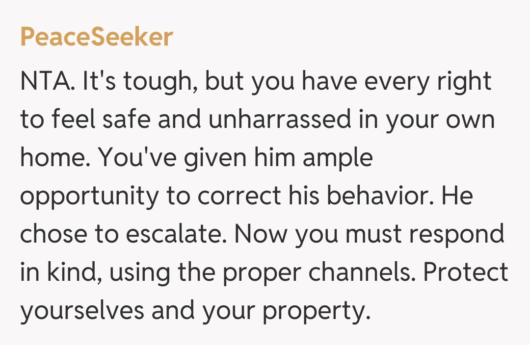 Comentariu de la PeaceSeeker