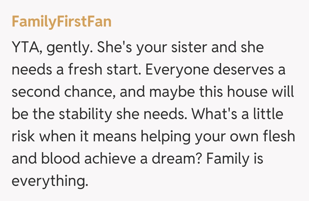Comentariu de la FamilyFirstFan