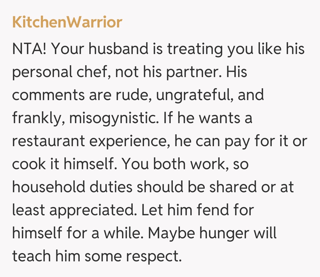 Comentariu de la KitchenWarrior
