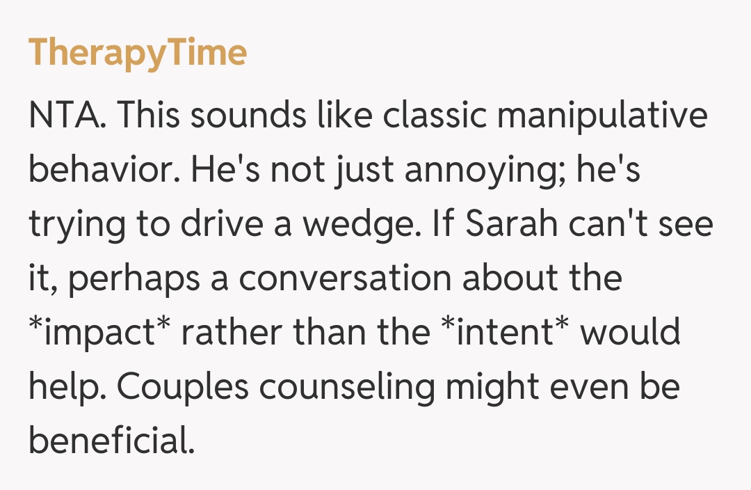 Comentariu de la TherapyTime