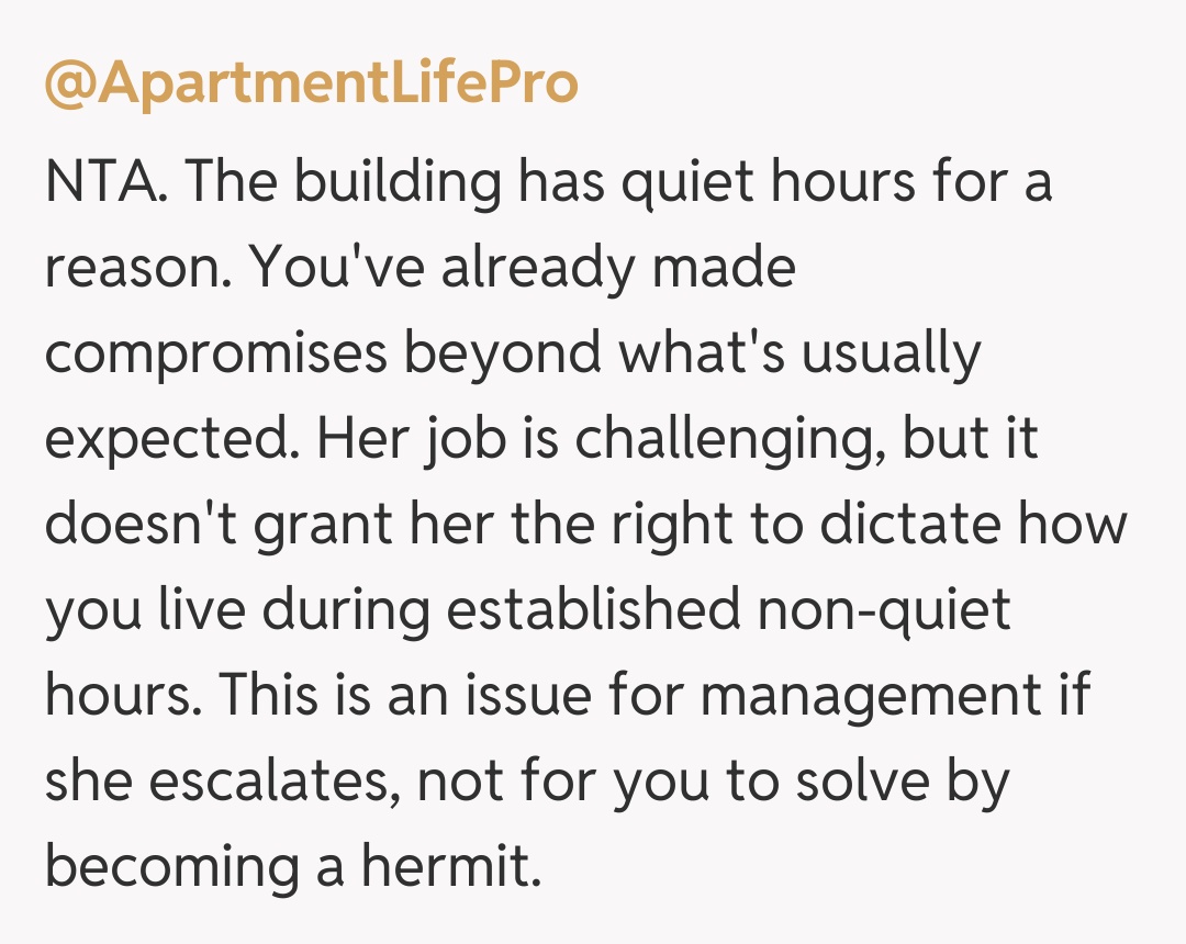 Comentariu de la @ApartmentLifePro