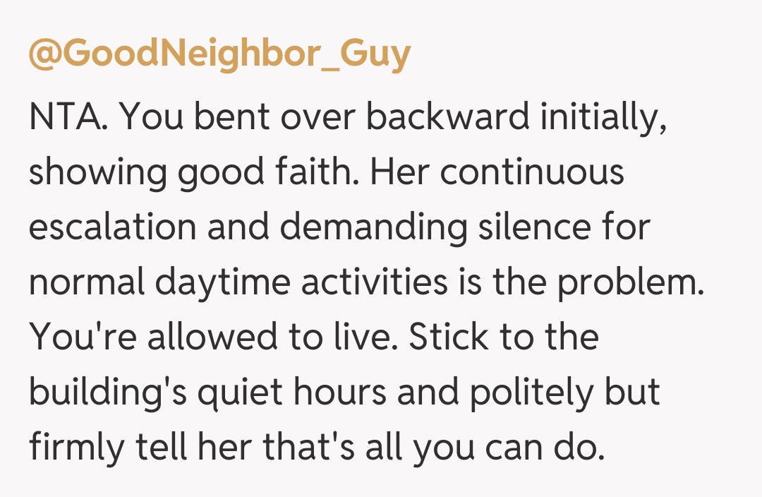Comentariu de la @GoodNeighbor_Guy
