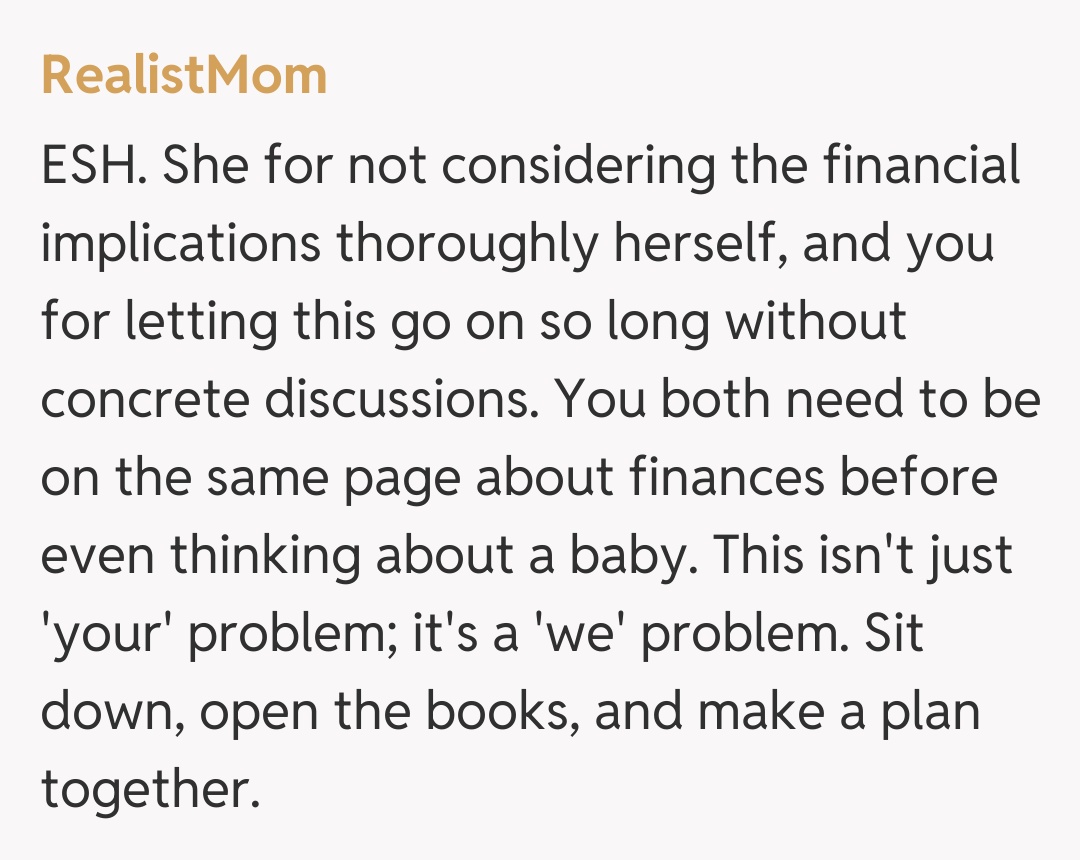 Comentariu de la RealistMom