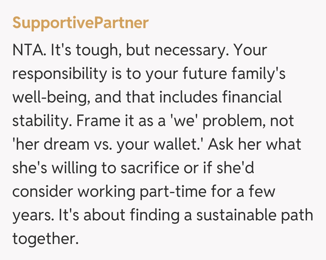 Comentariu de la SupportivePartner