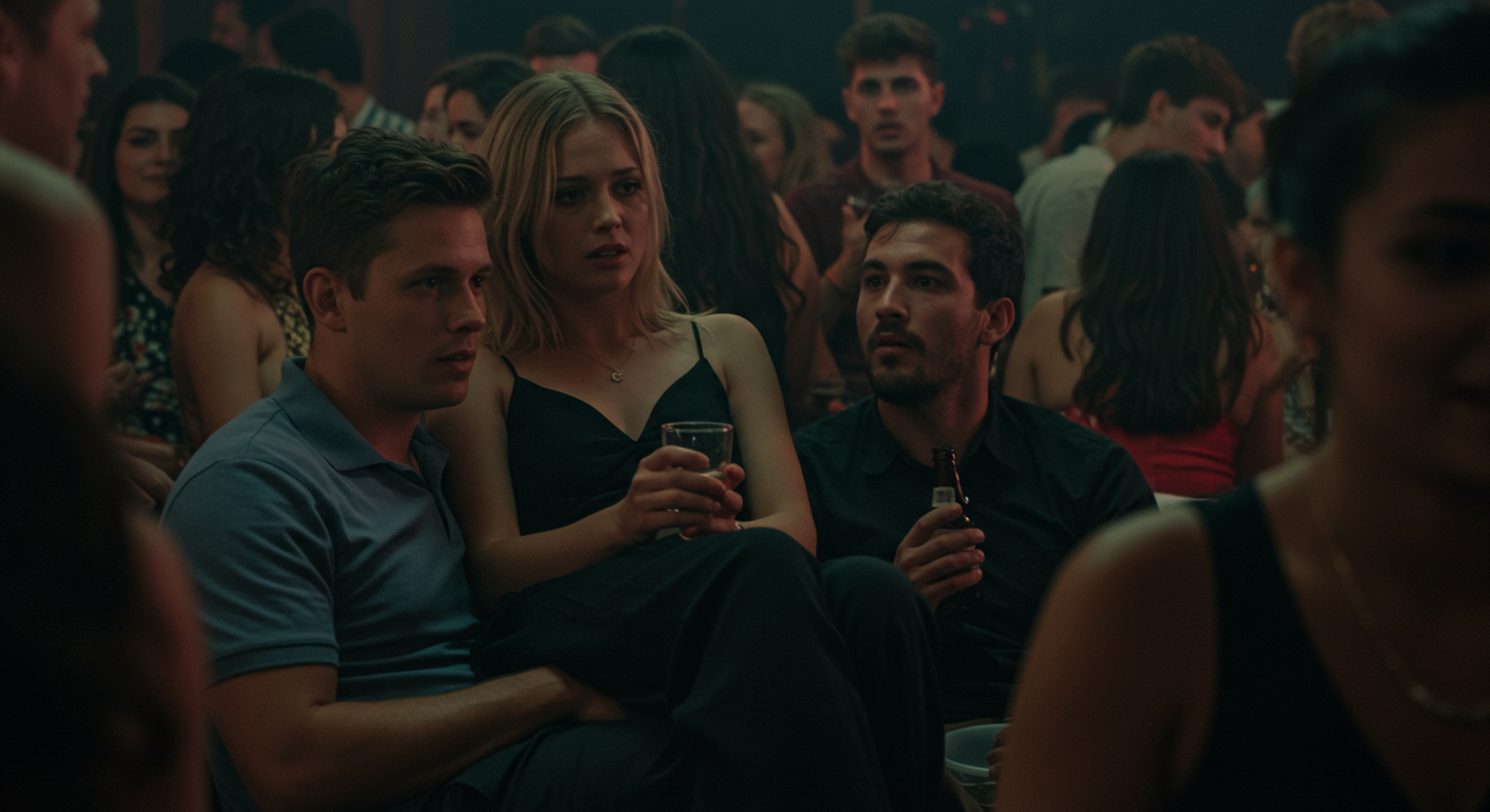 AITA because i sat on boyfriend's friend's lap because there were no seats left?