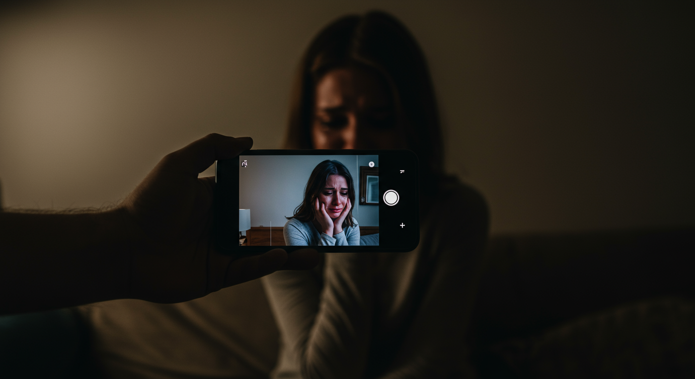 AITA for asking my boyfriend to delete his “prank” YouTube channel after he recorded me crying without permission?