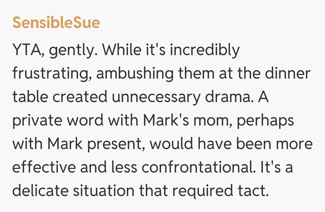 Comentariu de la SensibleSue