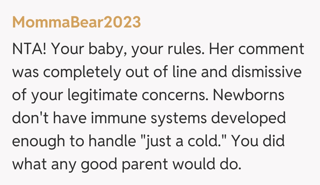 Comentariu de la MommaBear2023