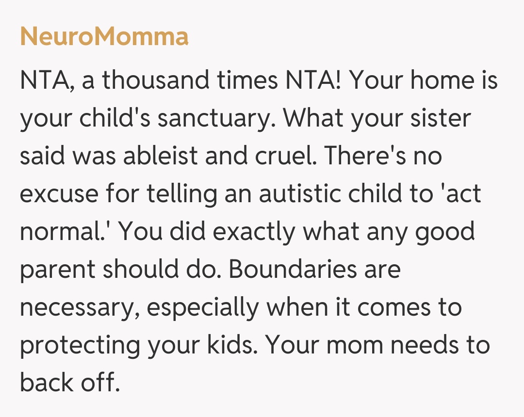 Comentariu de la NeuroMomma