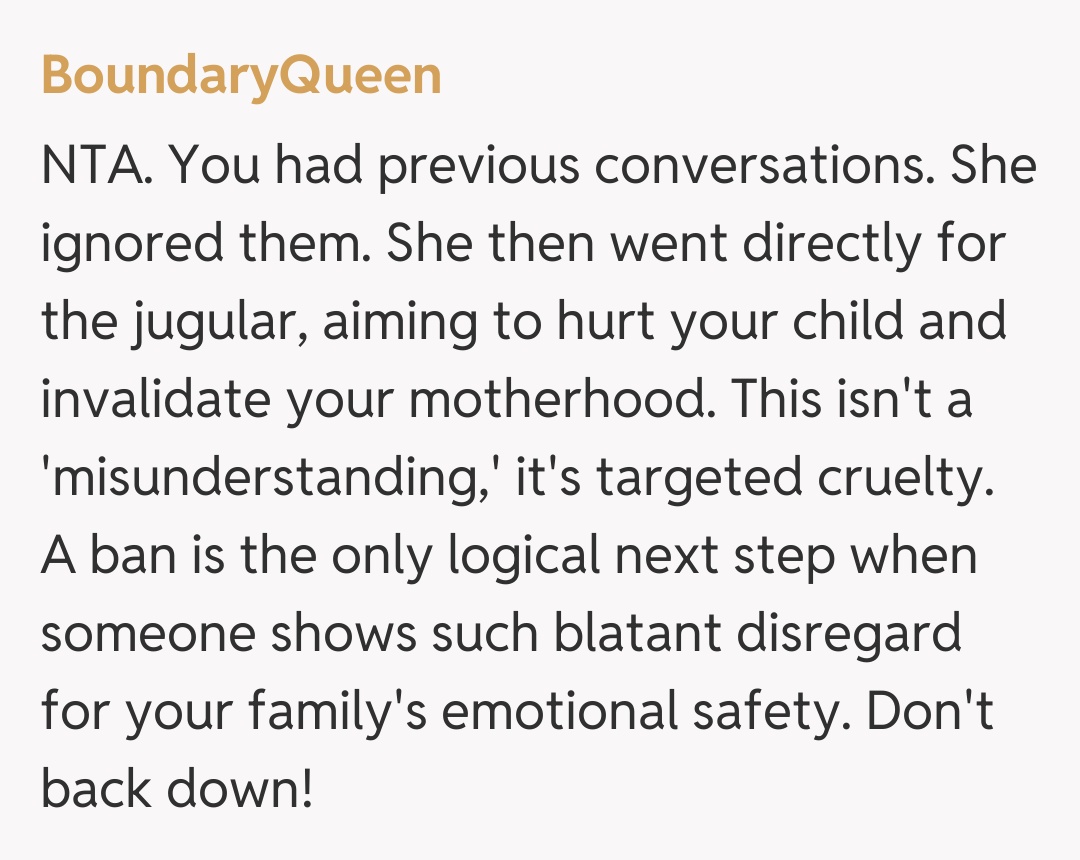 Comentariu de la BoundaryQueen