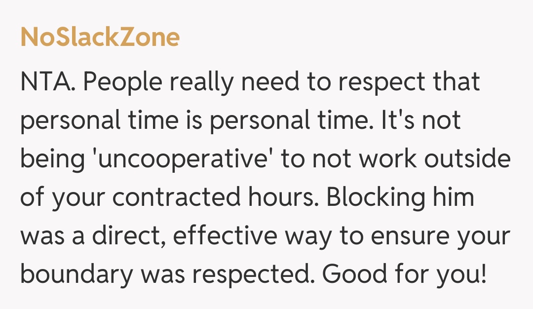 Comentariu de la NoSlackZone