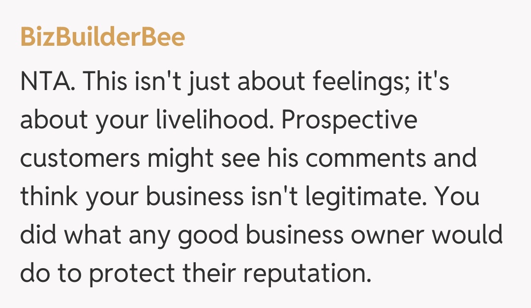 Comentariu de la BizBuilderBee