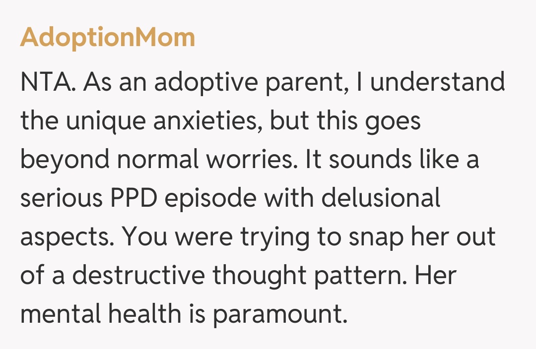 Comentariu de la AdoptionMom