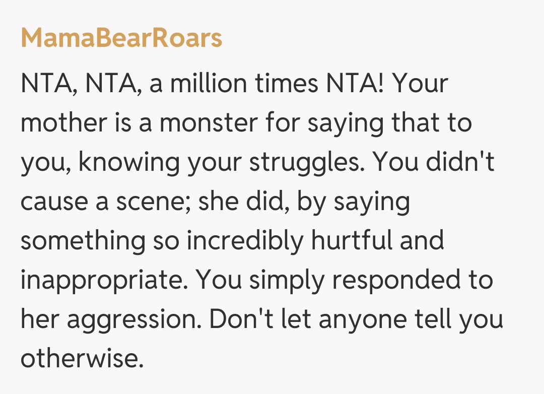 Comentariu de la MamaBearRoars