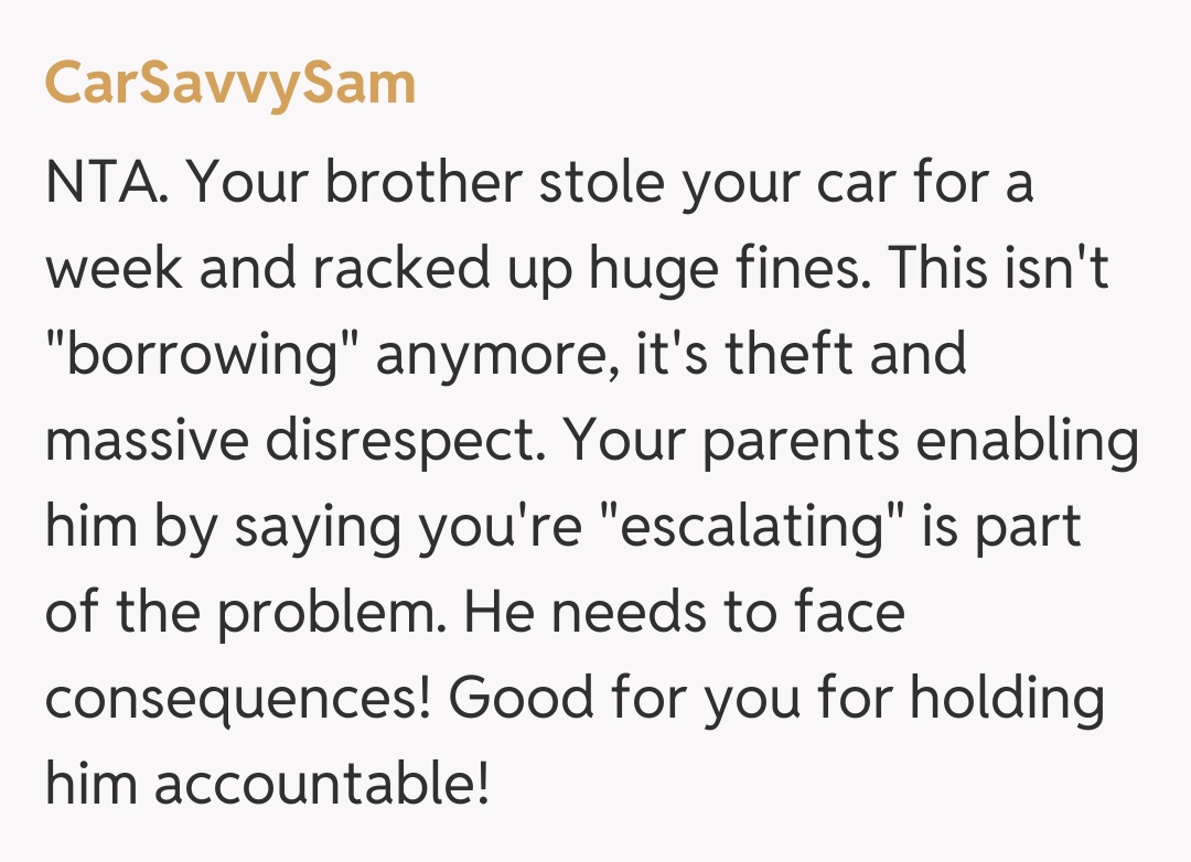 Comentariu de la CarSavvySam