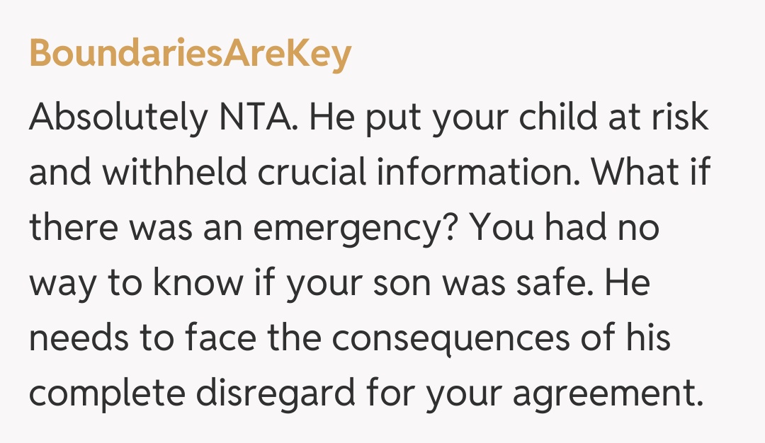 Comentariu de la BoundariesAreKey