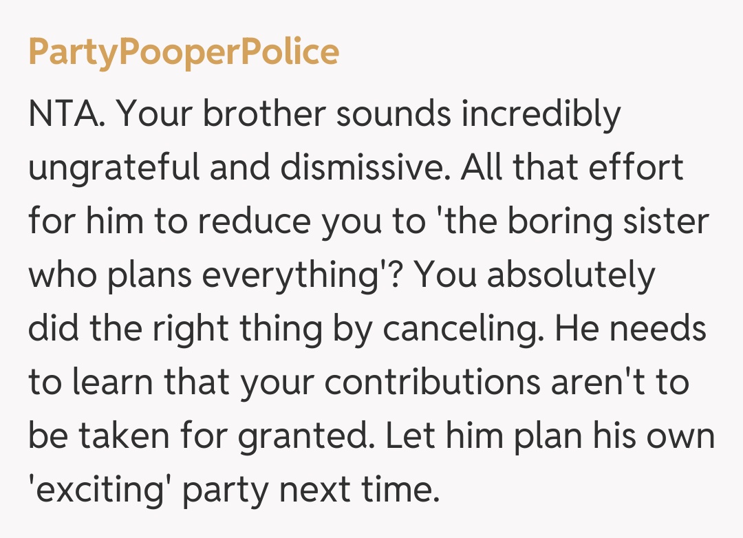 Comentariu de la PartyPooperPolice