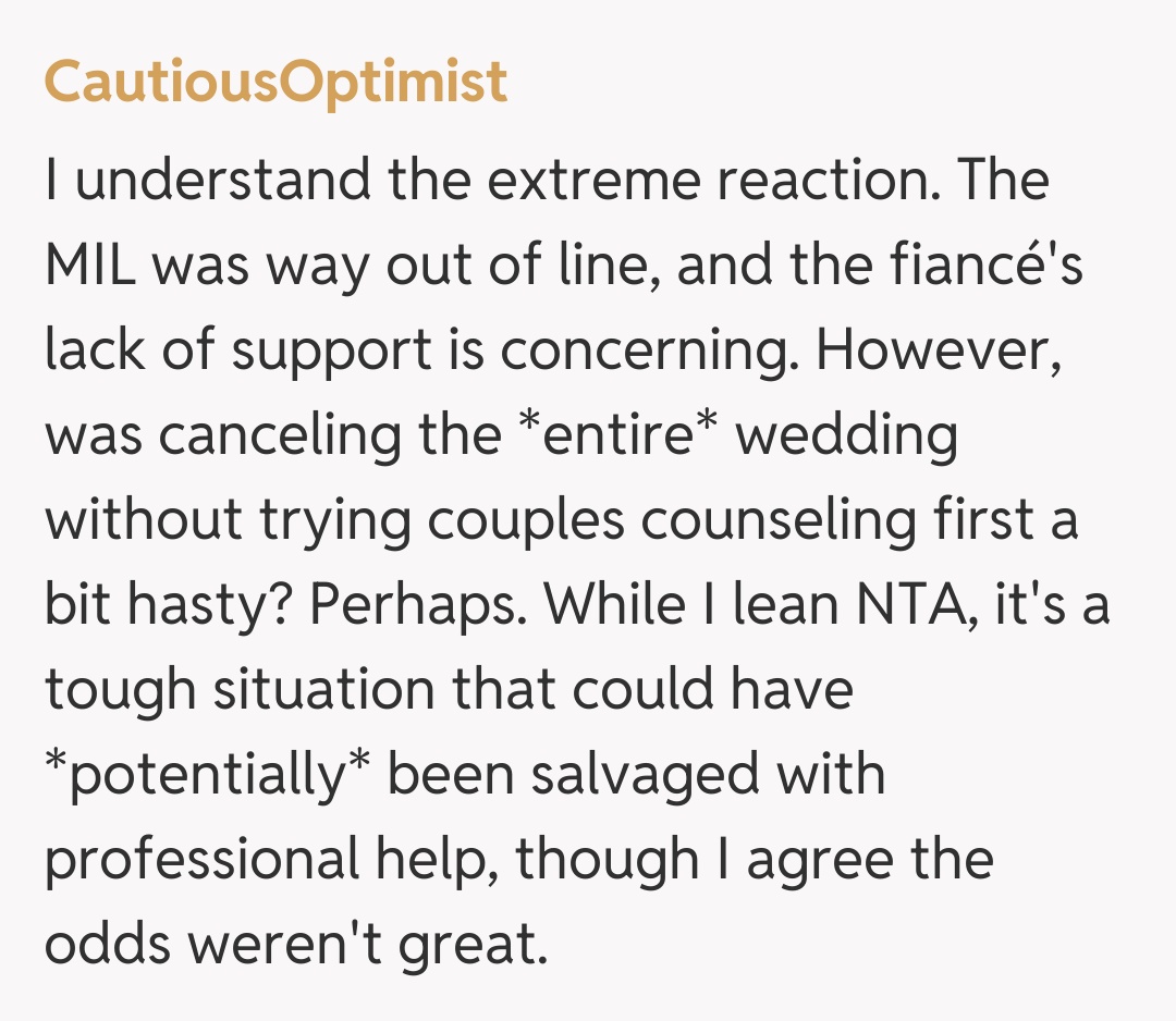 Comentariu de la CautiousOptimist