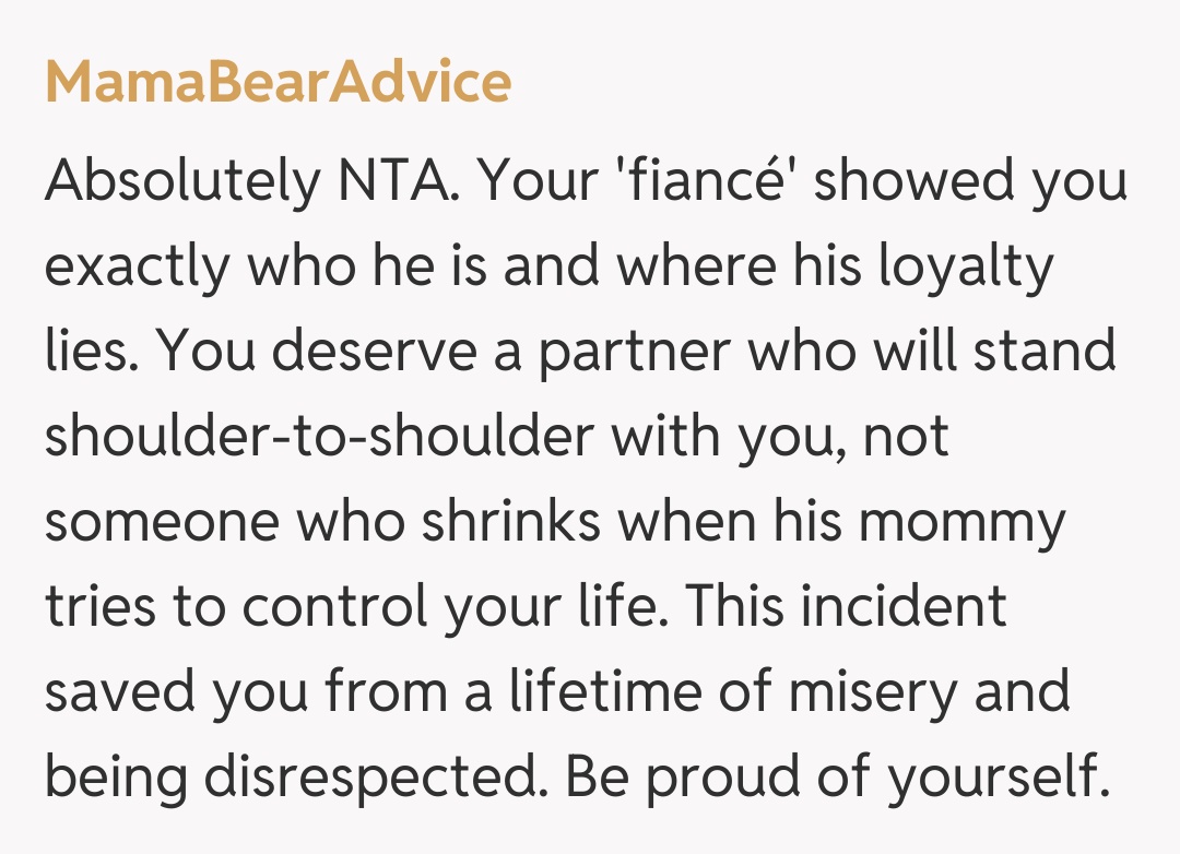 Comentariu de la MamaBearAdvice