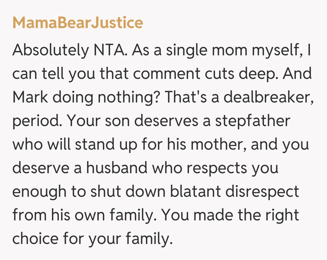 Comentariu de la MamaBearJustice