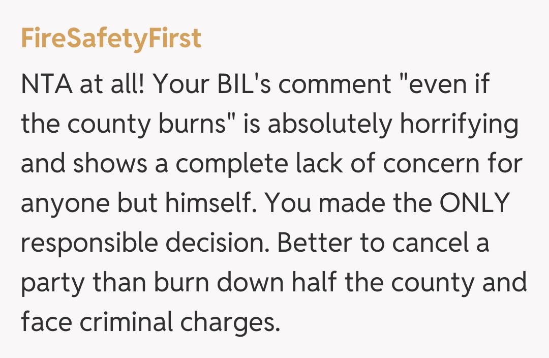 Comentariu de la FireSafetyFirst