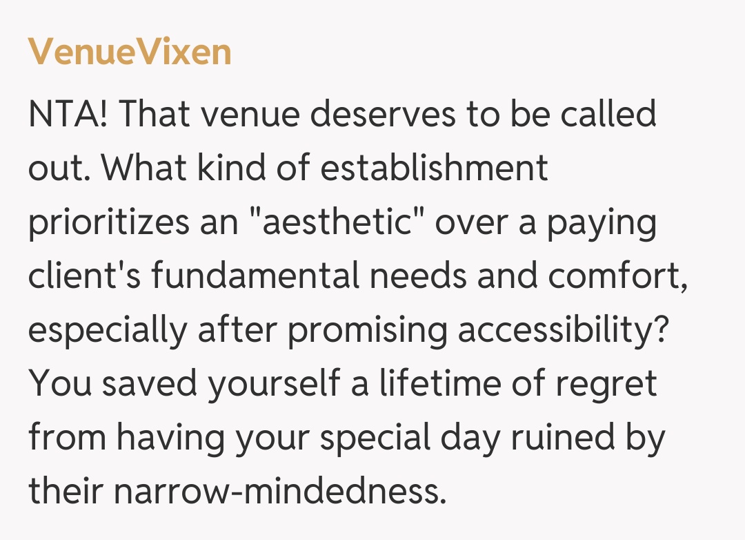 Comentariu de la VenueVixen