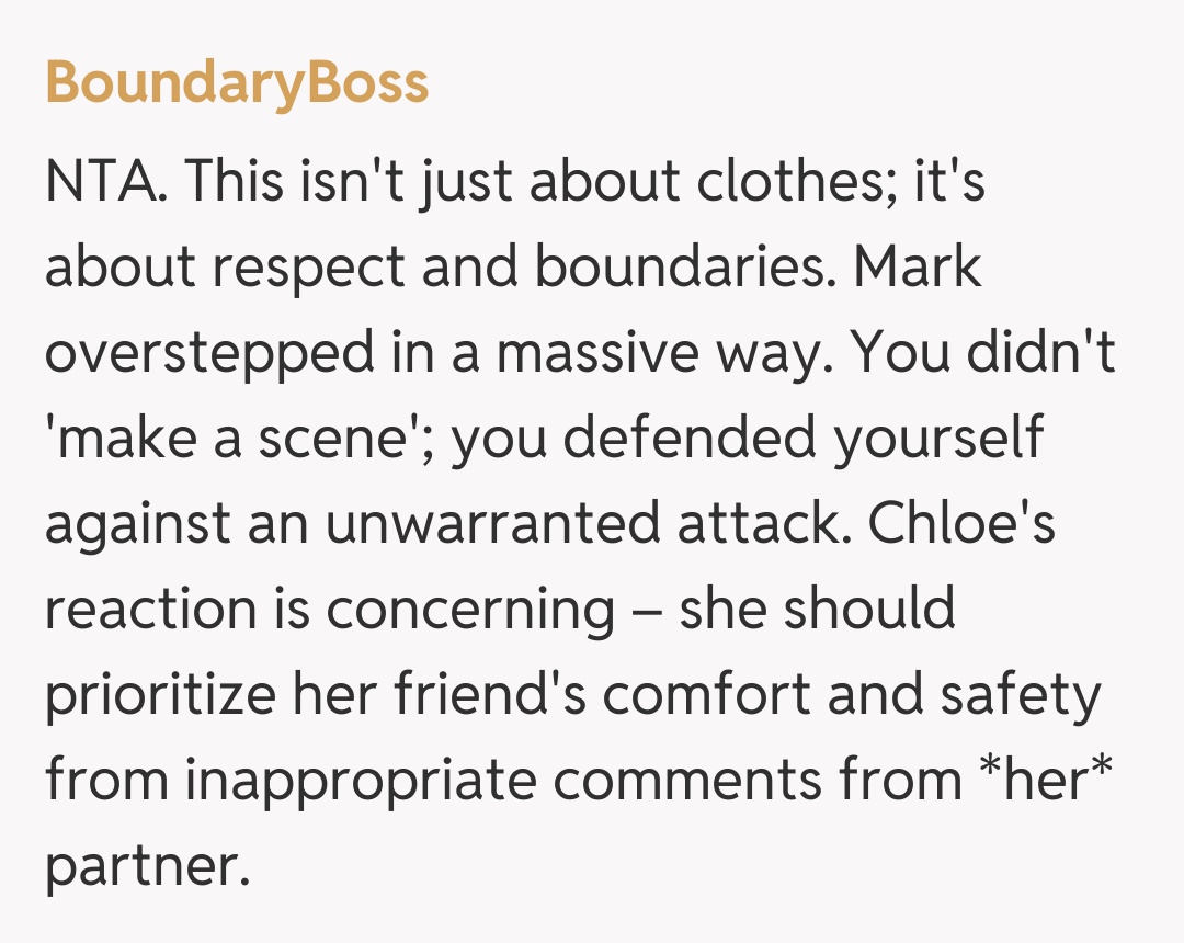 Comentariu de la BoundaryBoss