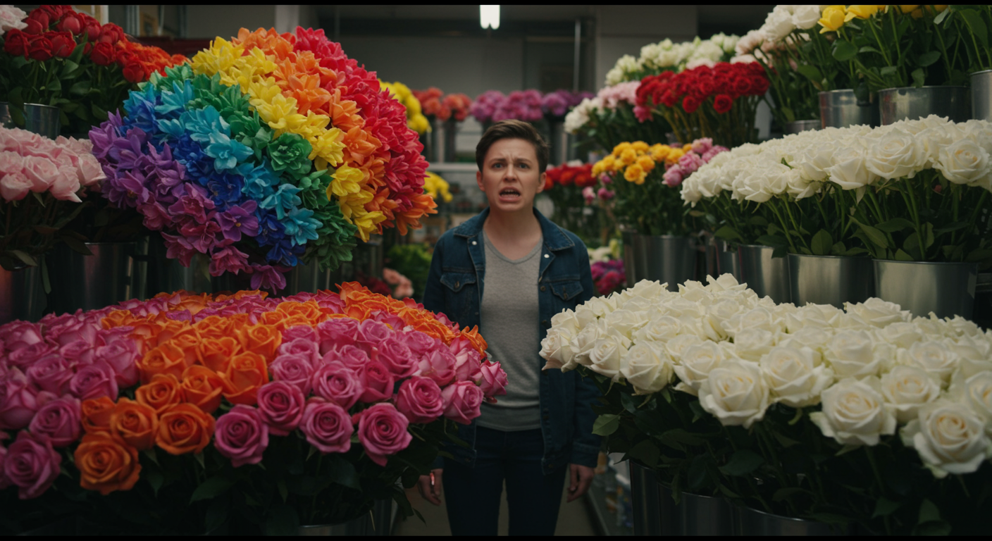 AITA for confronting the florist after they replaced our Pride bouquet with “neutral whites” to be “family friendly”?