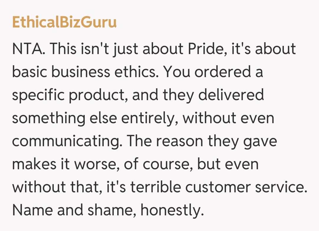 Comentariu de la EthicalBizGuru