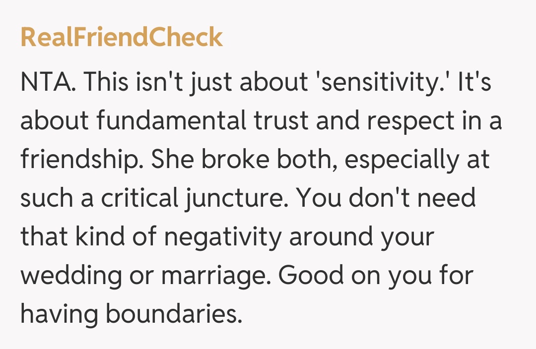 Comentariu de la RealFriendCheck