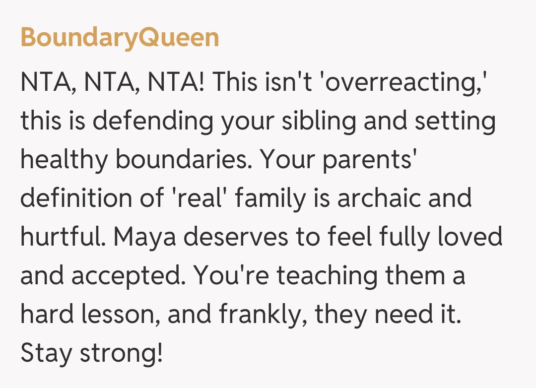 Comentariu de la BoundaryQueen