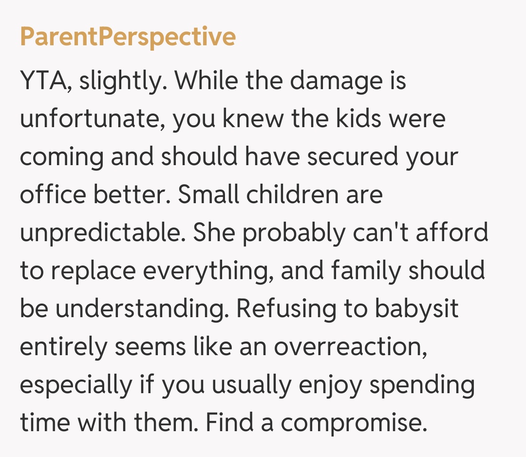 Comentariu de la ParentPerspective