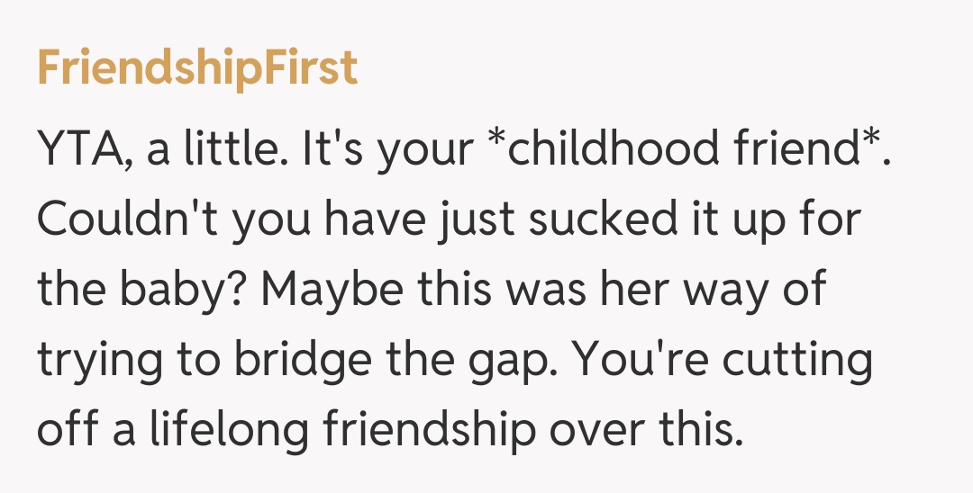 Comentariu de la FriendshipFirst