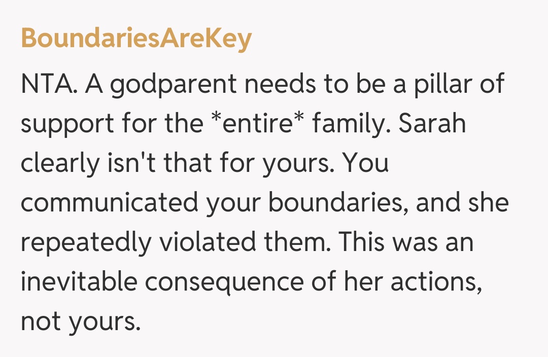 Comentariu de la BoundariesAreKey