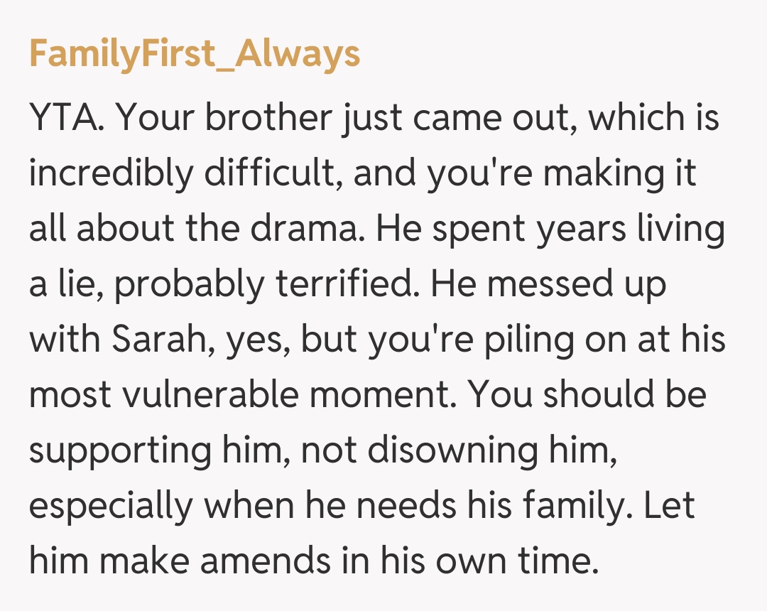 Comentariu de la FamilyFirst_Always