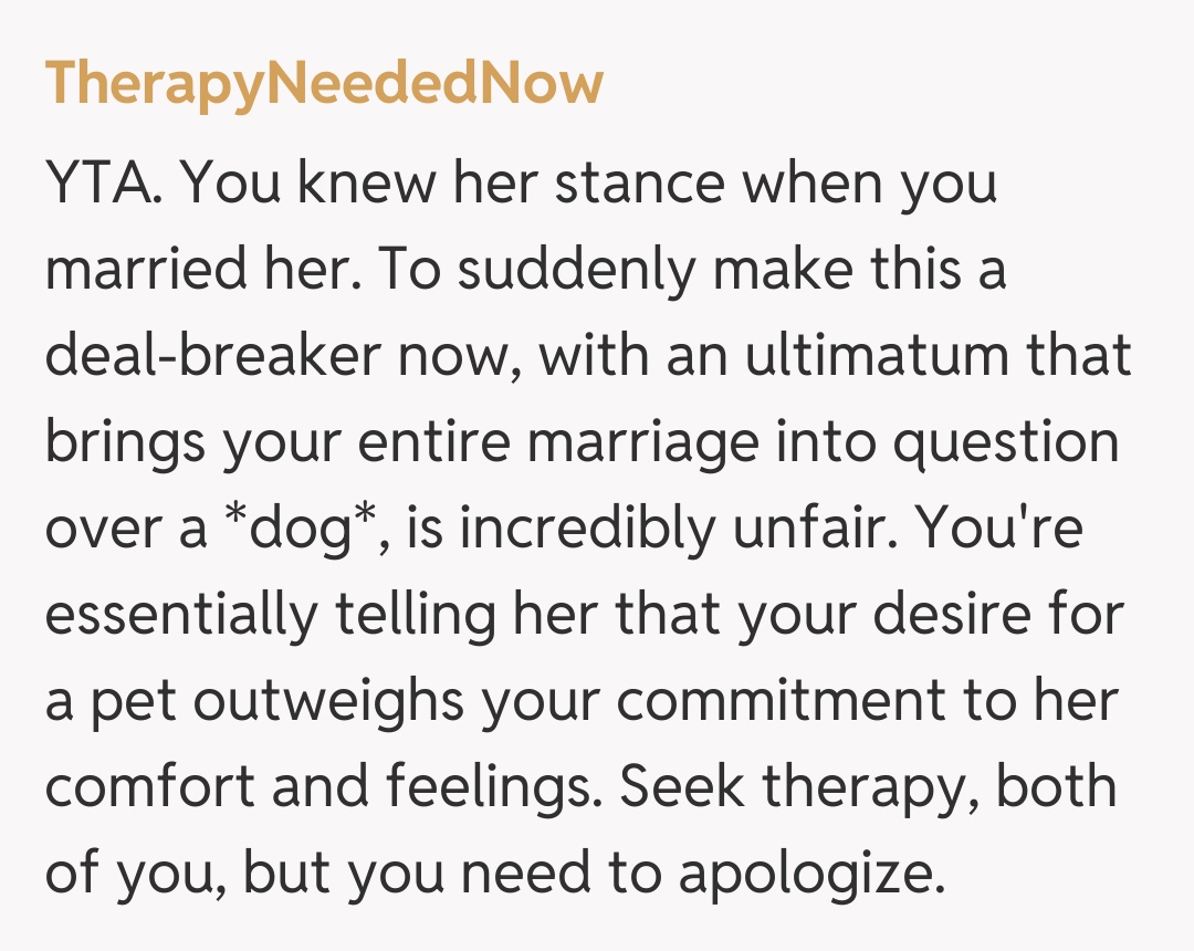 Comentariu de la TherapyNeededNow