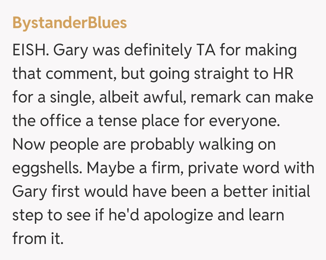 Comentariu de la BystanderBlues