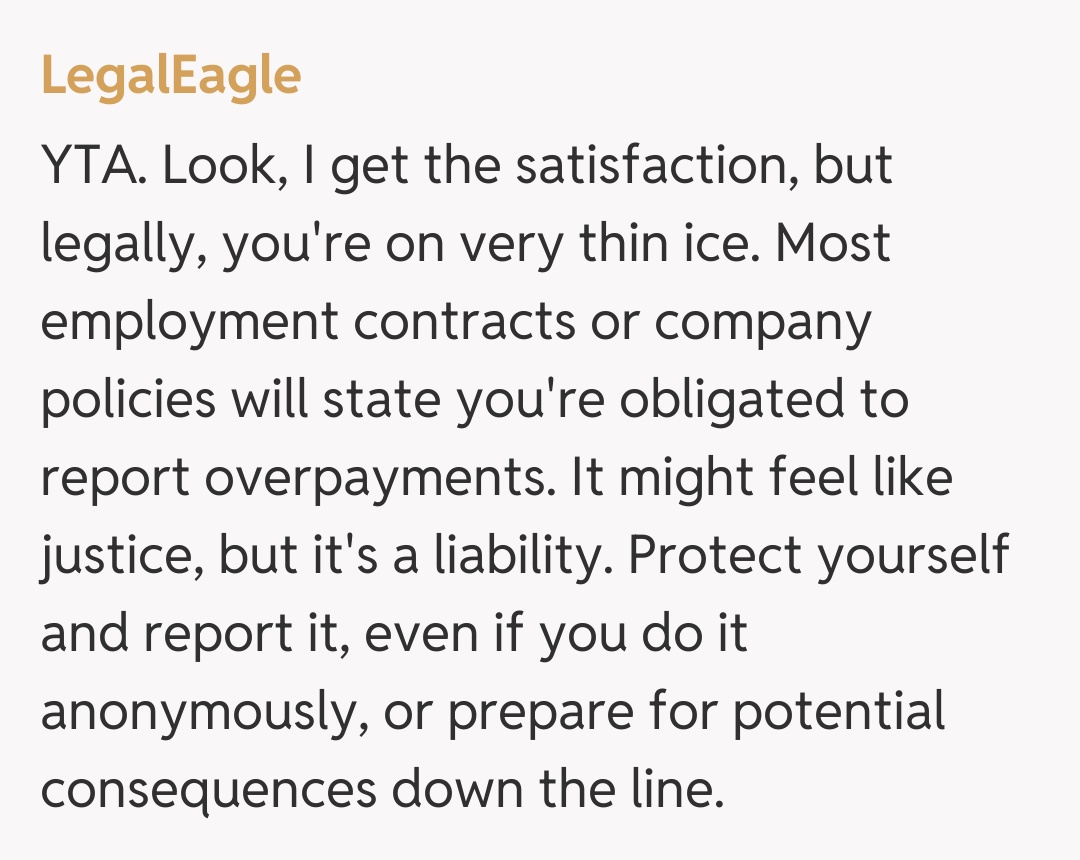 Comentariu de la LegalEagle