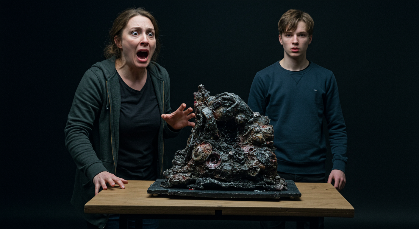 AITA for kicking my brother out after I found he used my late husband’s ashes in his “art project”?