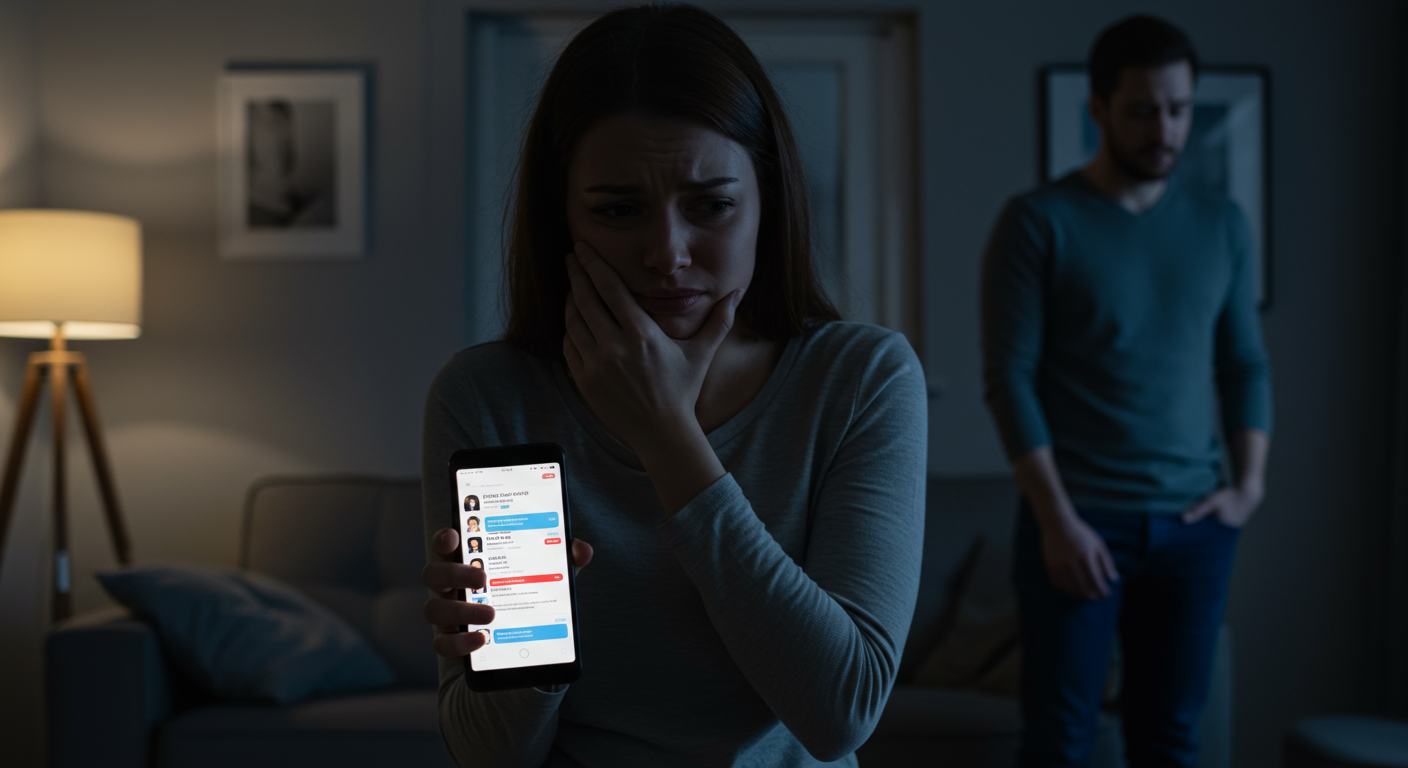 AITA for kicking my husband out after discovering he created a secret group chat with his family to mock my infertility?