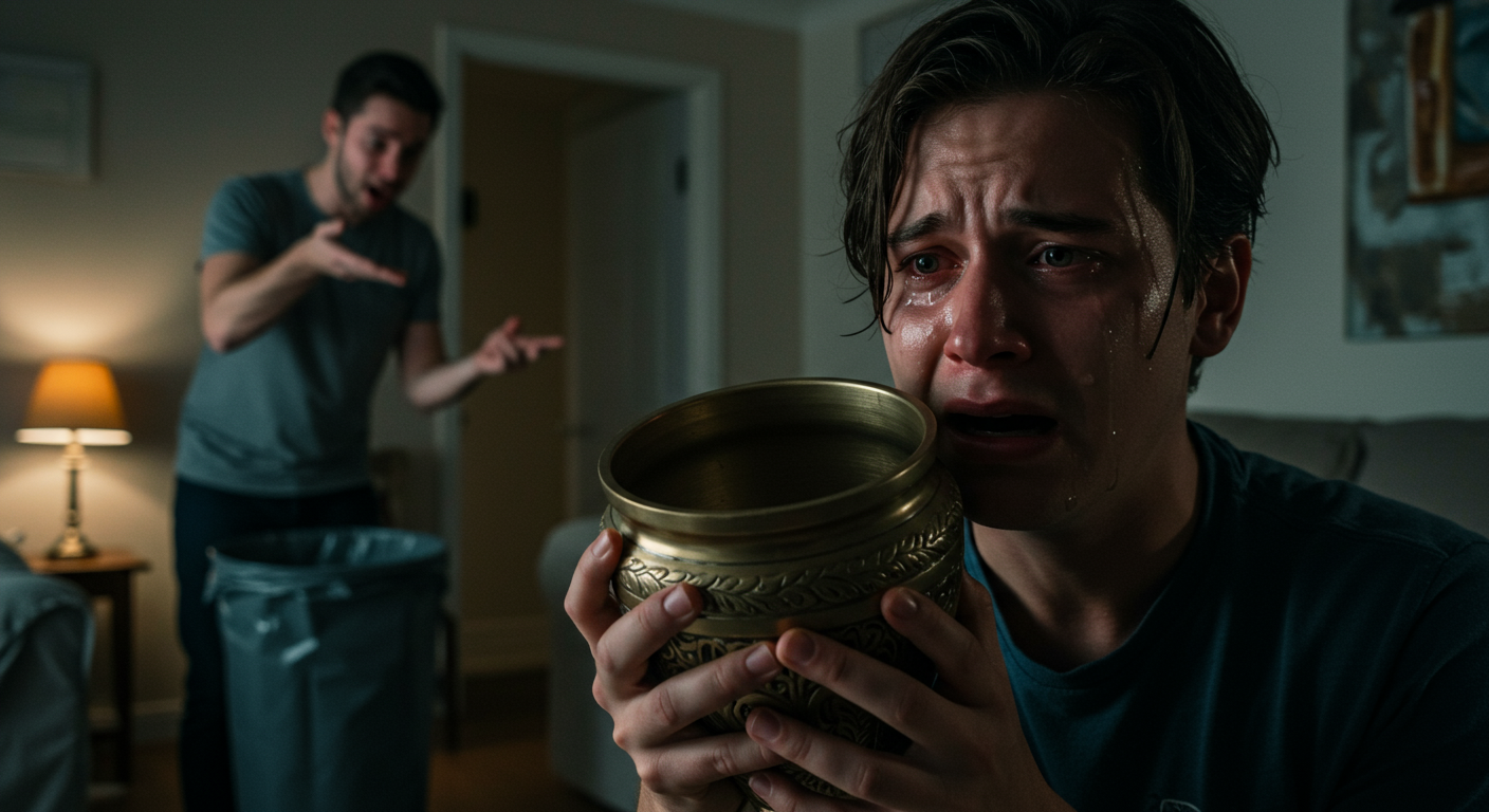 AITA for kicking out my roommate after she threw away my late mother’s ashes thinking it was “expired powder”?