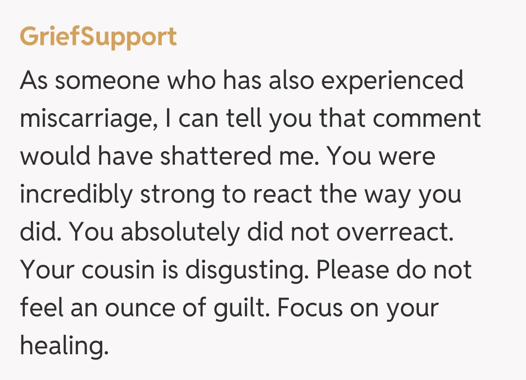 Comentariu de la GriefSupport