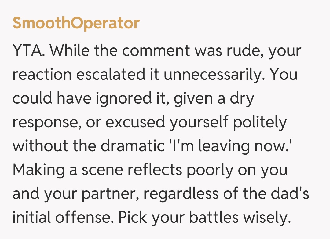 Comentariu de la SmoothOperator