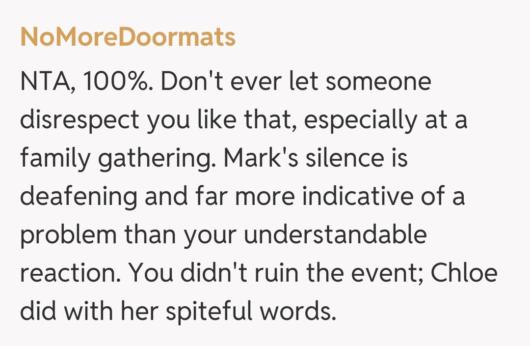 Comentariu de la NoMoreDoormats