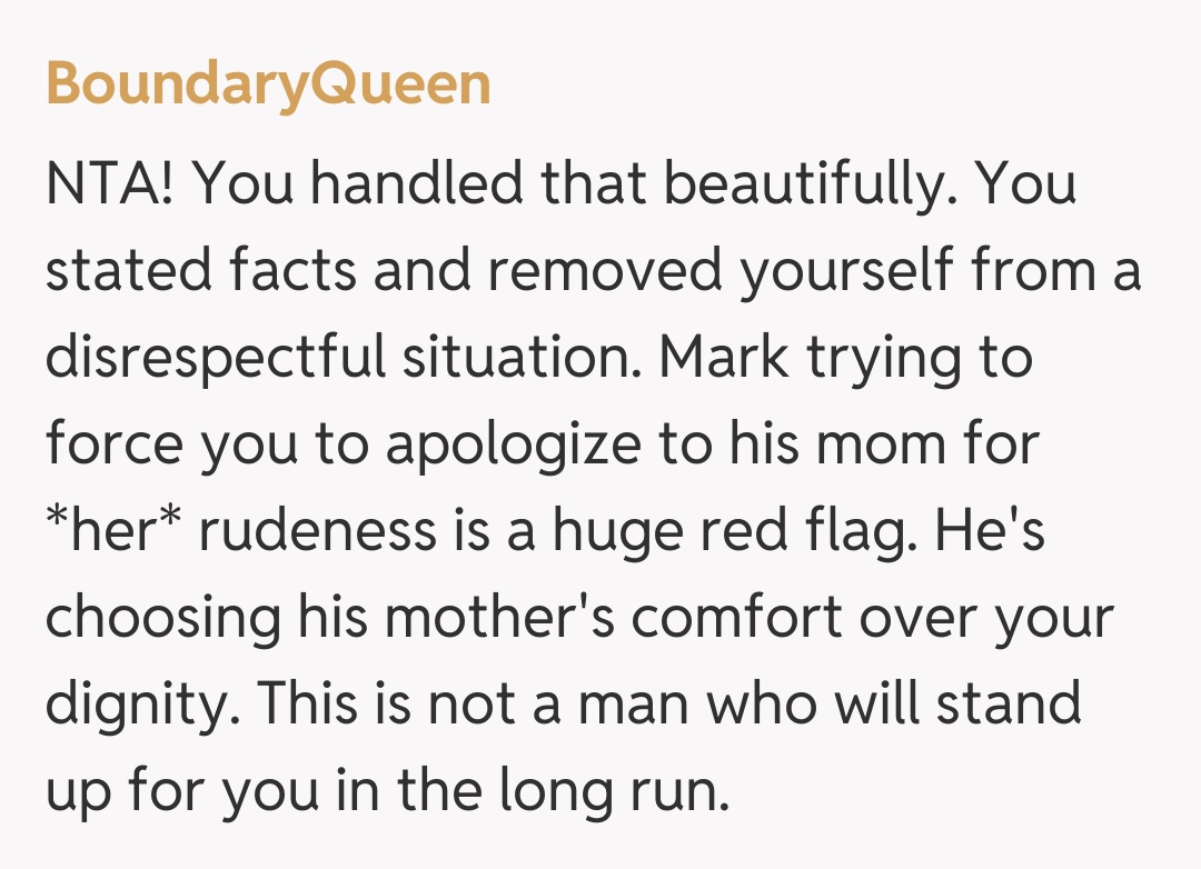 Comentariu de la BoundaryQueen