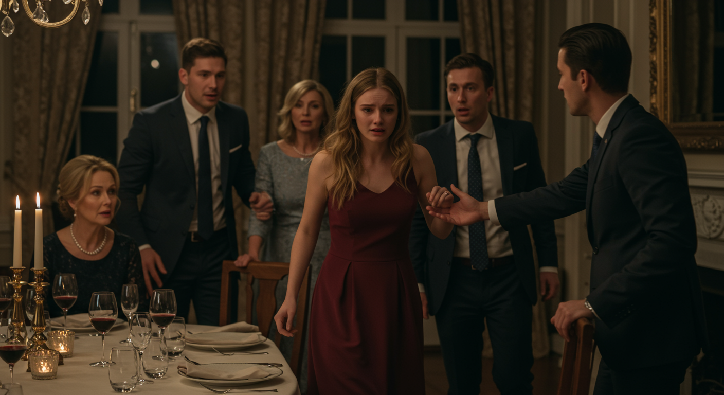 AITA for leaving dinner after my boyfriend’s sister asked if I “was part of the scholarship program he donates to”?