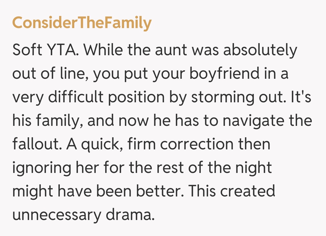 Comentariu de la ConsiderTheFamily